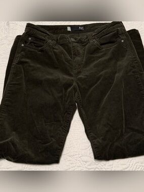 Kut from the Kloth Dark Green Corduroy Skinny Pants